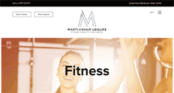 Desktop Screenshot of martleshamleisure.co.uk